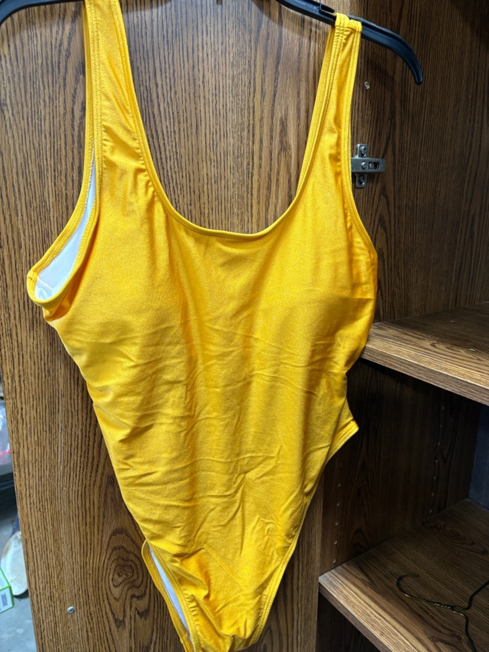 Women's Bright Yellow One-Piece Swimsuit